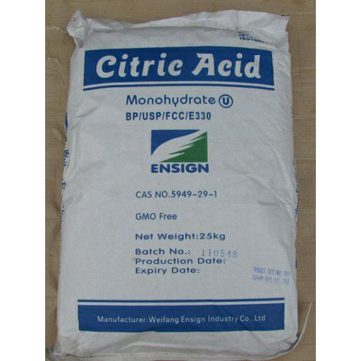 1 kg bột chanh acid citric chất điều chỉnh ph