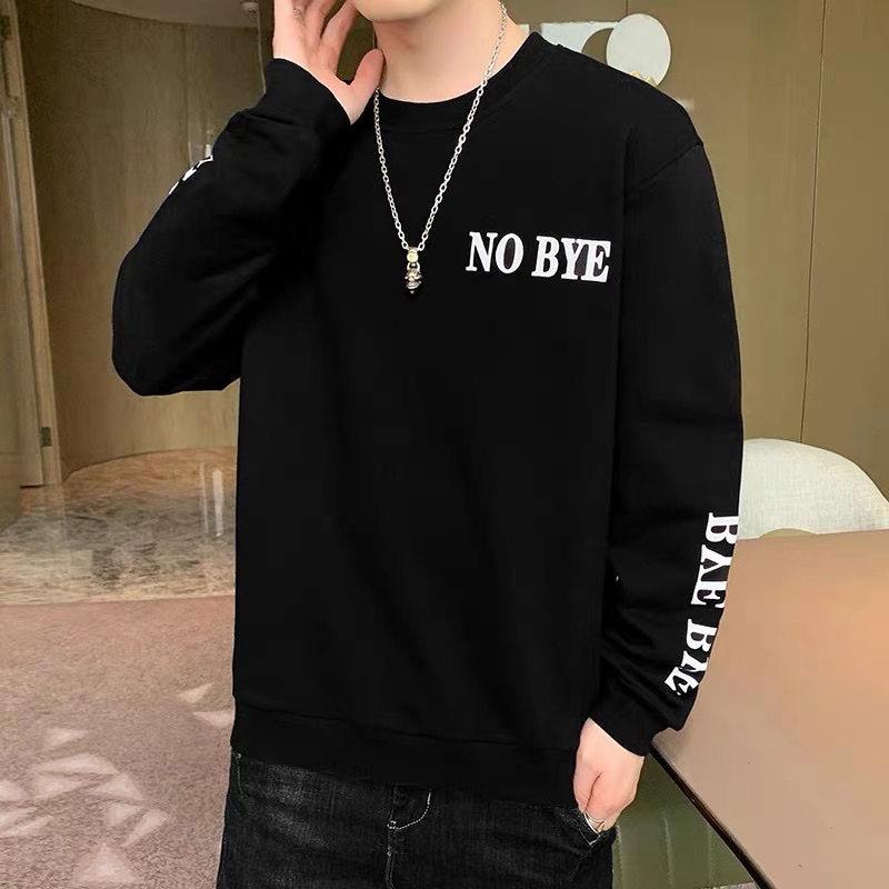 Áo sweater unisex - áo nỉ bông cổ chui nam no bye