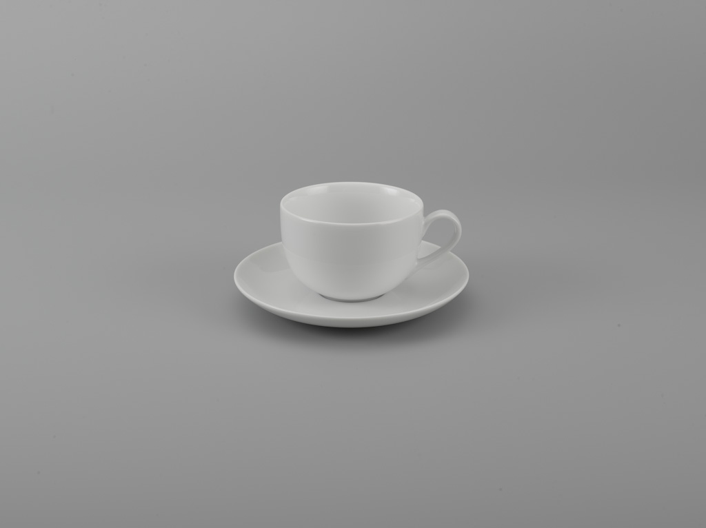 Bộ tách 0.11L cộng dĩa lót 12.5 cm Camellia Trắng