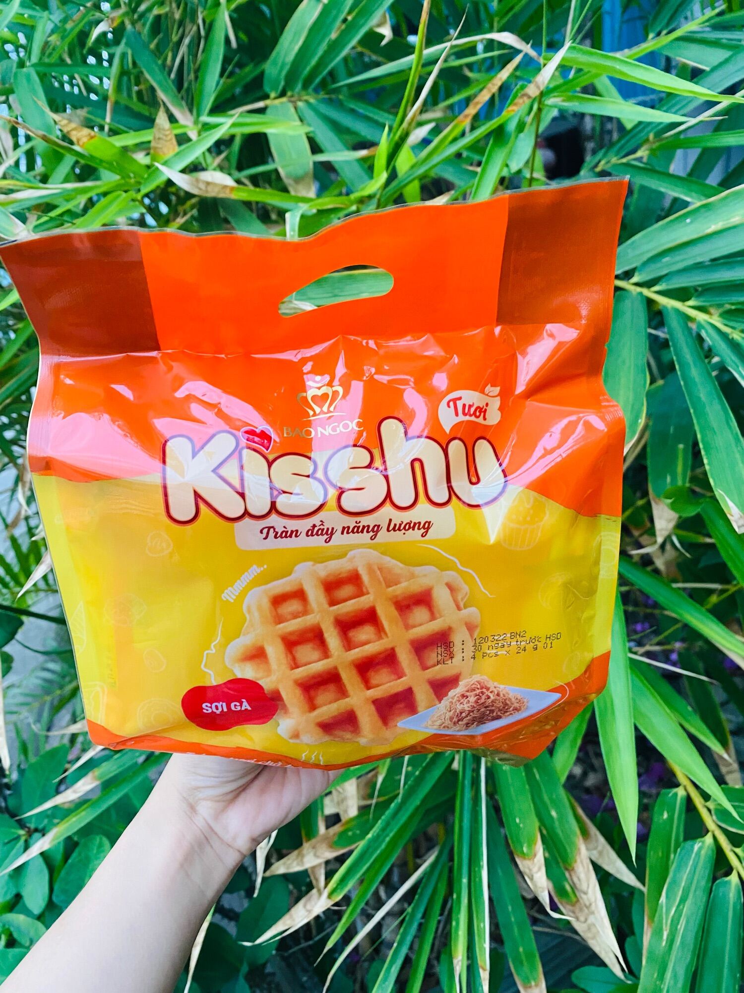 Bánh Bông Lan Trứng Tươi Chà Bông