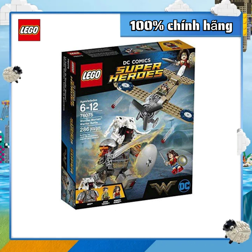 LEGO 76075 Super Heroes DC Wonder Woman Warrior Battle 286pcs 6+ LEGO