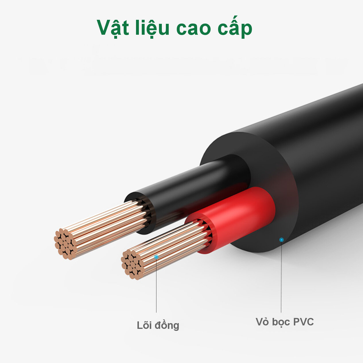 Dây nguồn 1 chiều USB 2.0 sang DC 3.5mm đầu đực dài 1m UGREEN US277 Dây nguồn 1 chiều USB 2.0 sang DC 3.5mm đầu đực dài 1m UGREEN US277