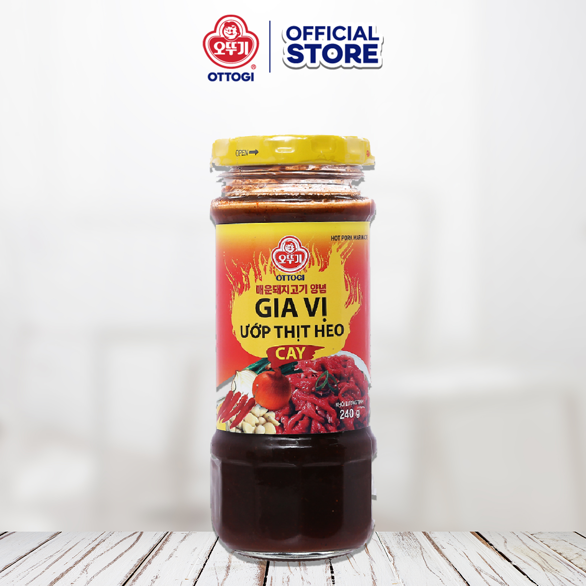 Gia vị ướp thịt heo cay ottogi 240g