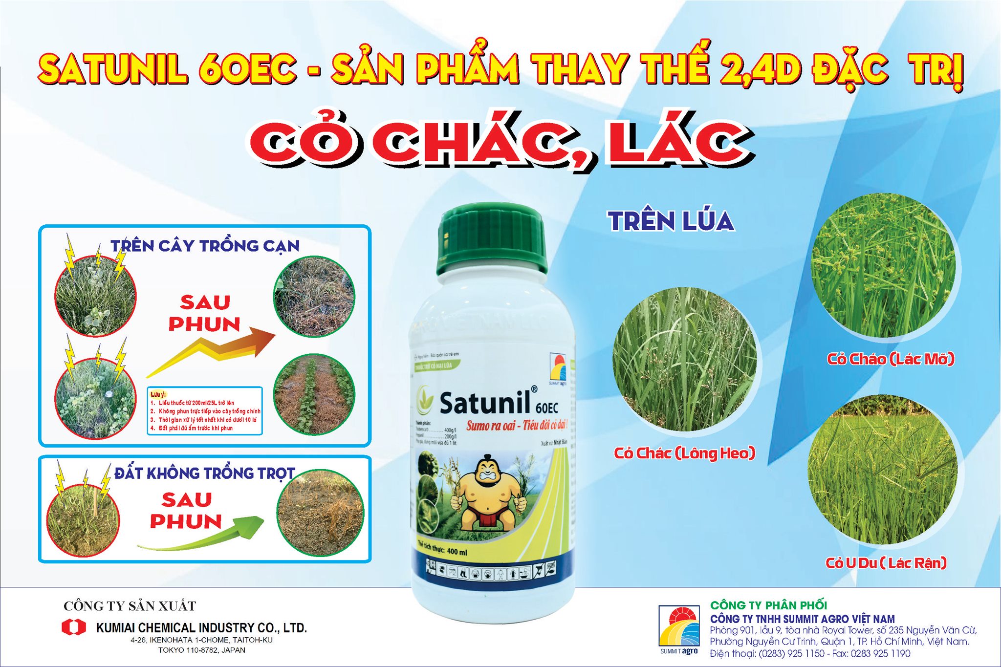 SATUNIL 60EC THUỐC TRỪ CỎ
