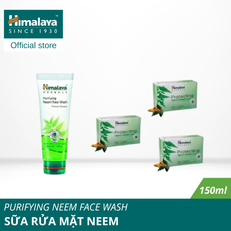 Neem combo set sữa rửa mặt neem 150ml3
