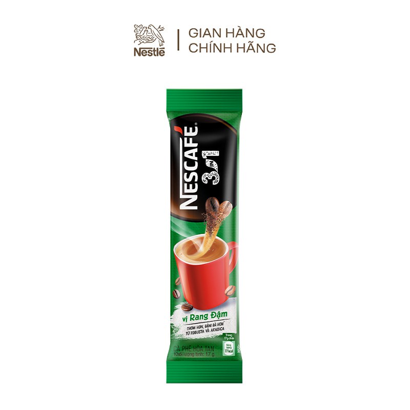 Combo 7 bịch nescafe đỏ truyền thống/đen đá/xanh lá rang đậm date mới