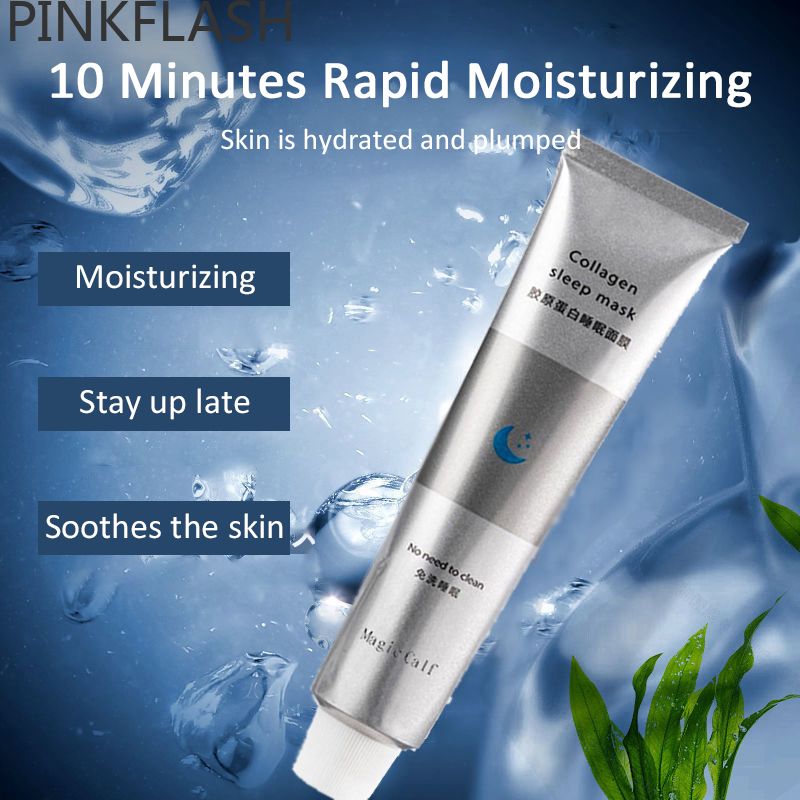 Magic Calf [Chính Hãng 100%] Mặt Nạ Ngủ Collagen Giữ Ẩm, Sửa Chữa Và Làm Dịu Da, Kem Dưỡng Ẩm Bôi Nhọ Không Rửa