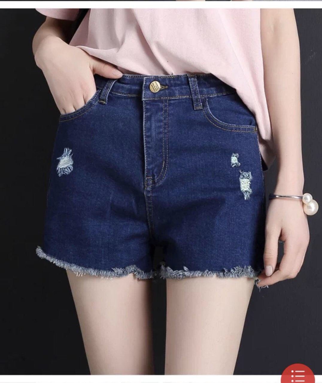 Quần short jean nữ co giãn thời trang cao cấp