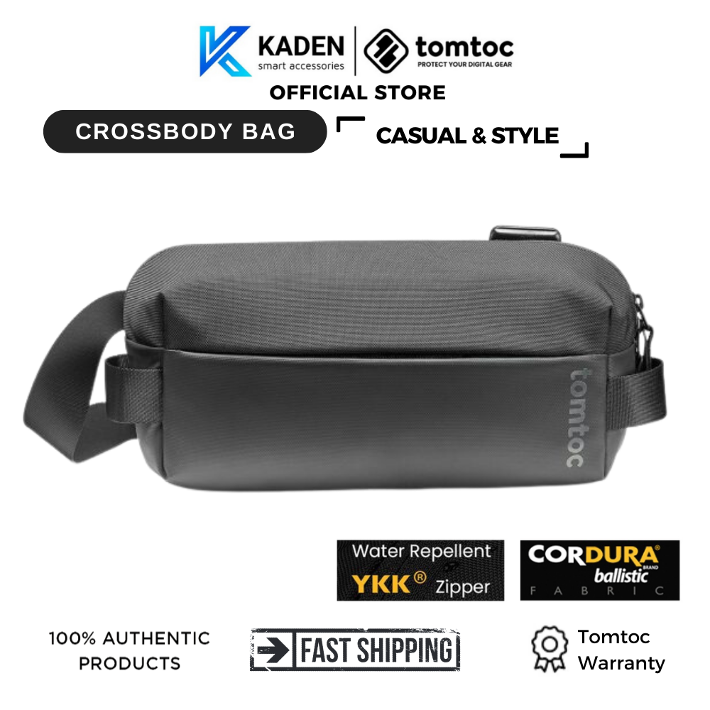 Túi đeo chéo TOMTOC Lightweight Codura Sling Bag - H02 - Hàng chính hãng