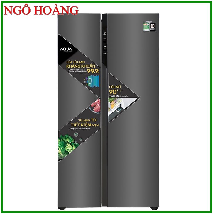 - tủ lạnh aqua inverter 541 lít aqr-s541xa
