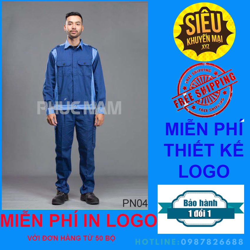 Quần áo bảo hộ lao động PN04, quần áo bảo hộ lao động xịn, quần áo bảo hộ giá rẻ, quần áo bảo hộ chất lượng, quần áo bảo hộ lao động, đồng phục công nhân, đồng phục kỹ sư, đồng phục công ty, bảo hộ lao động Phúc Nam