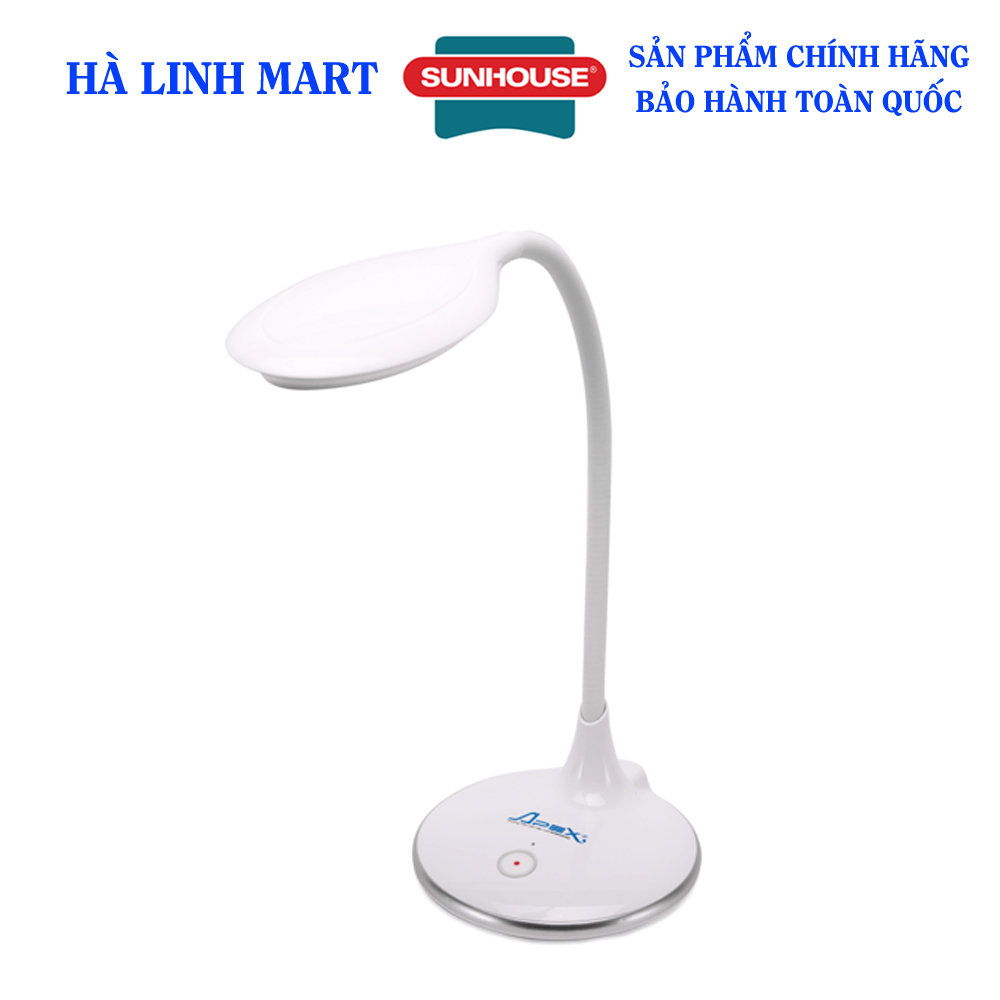Đèn bàn Sunhouse Apex APE-01LED, Đèn làm việc chống cận, Đèn học sinh, Bóng đèn LED chống cận, tuổi thọ cao lên đến 30.000 giờ, Điều chỉnh sáng linh hoạt bằng phím cảm ứng, Bảo hành 12 tháng