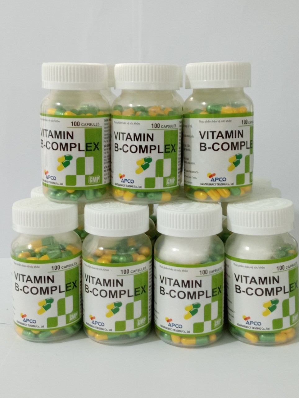 Viên uống B - COMPLEX Apco lọ 100 viên hỗ trợ tăng cường sức đề kháng cho cơ thể