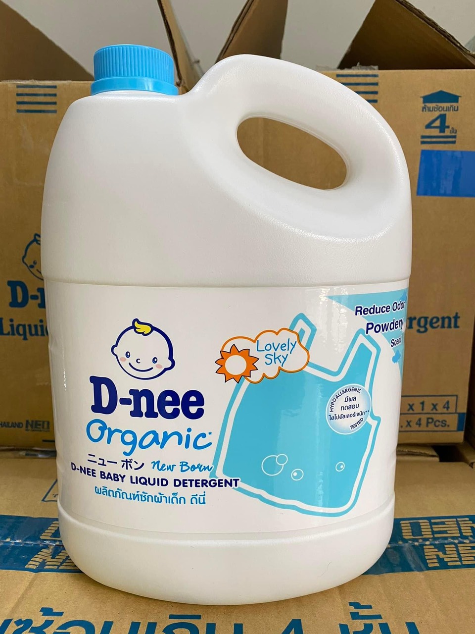 Nước giặt quần áo D-nee 3000ml, D-nee màu xanh , nước giặt thái lan , nước giặt quần áo thái lan chính hãng