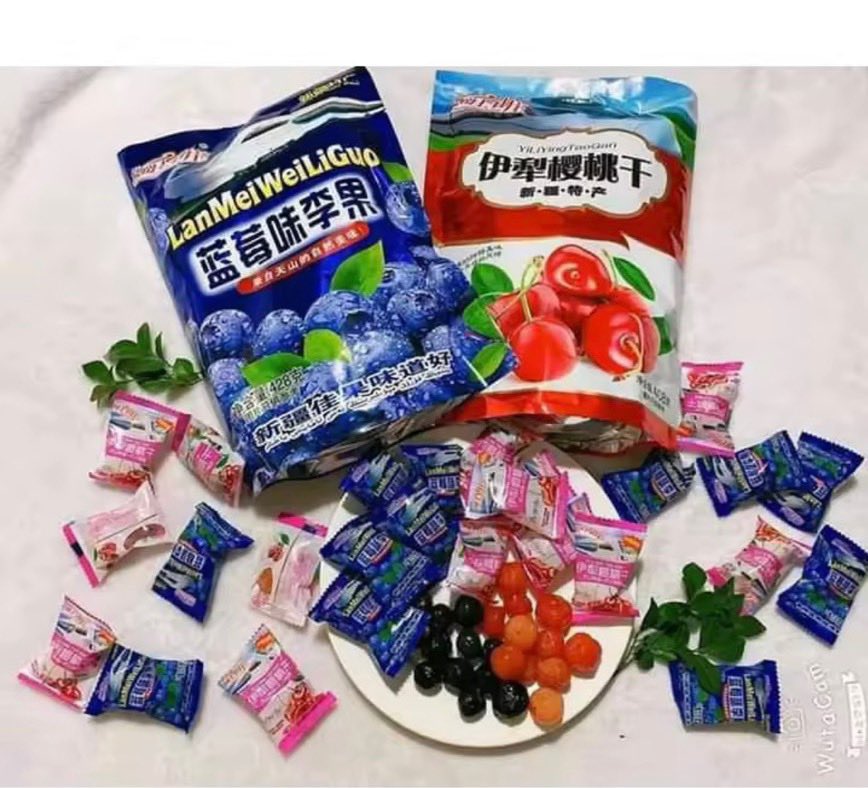 Omai mix vị colorful plum , việt quất , cherry- túi zip 408g