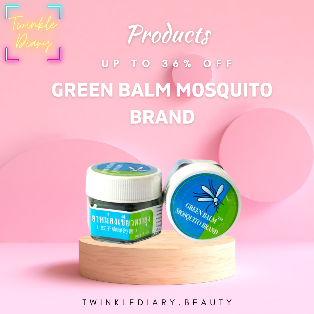 Dầu cù là thoa muỗi đốt cho bé green balm mosquito brand thái lan 13g