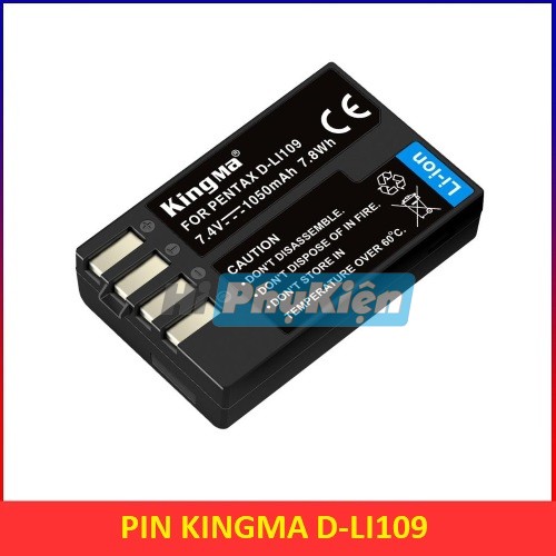 Pin kingma -li109 dùng cho pentax k-30, k-50, k-70, k-500, k-s2, k-s1