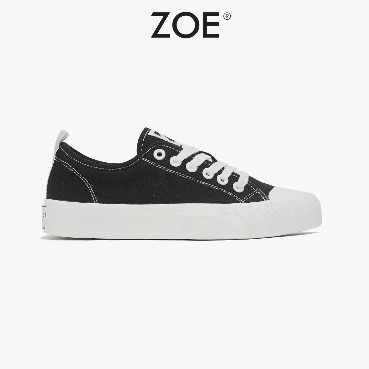 Giày Thể Thao Đen Lowtop Zoe | Zoe Official