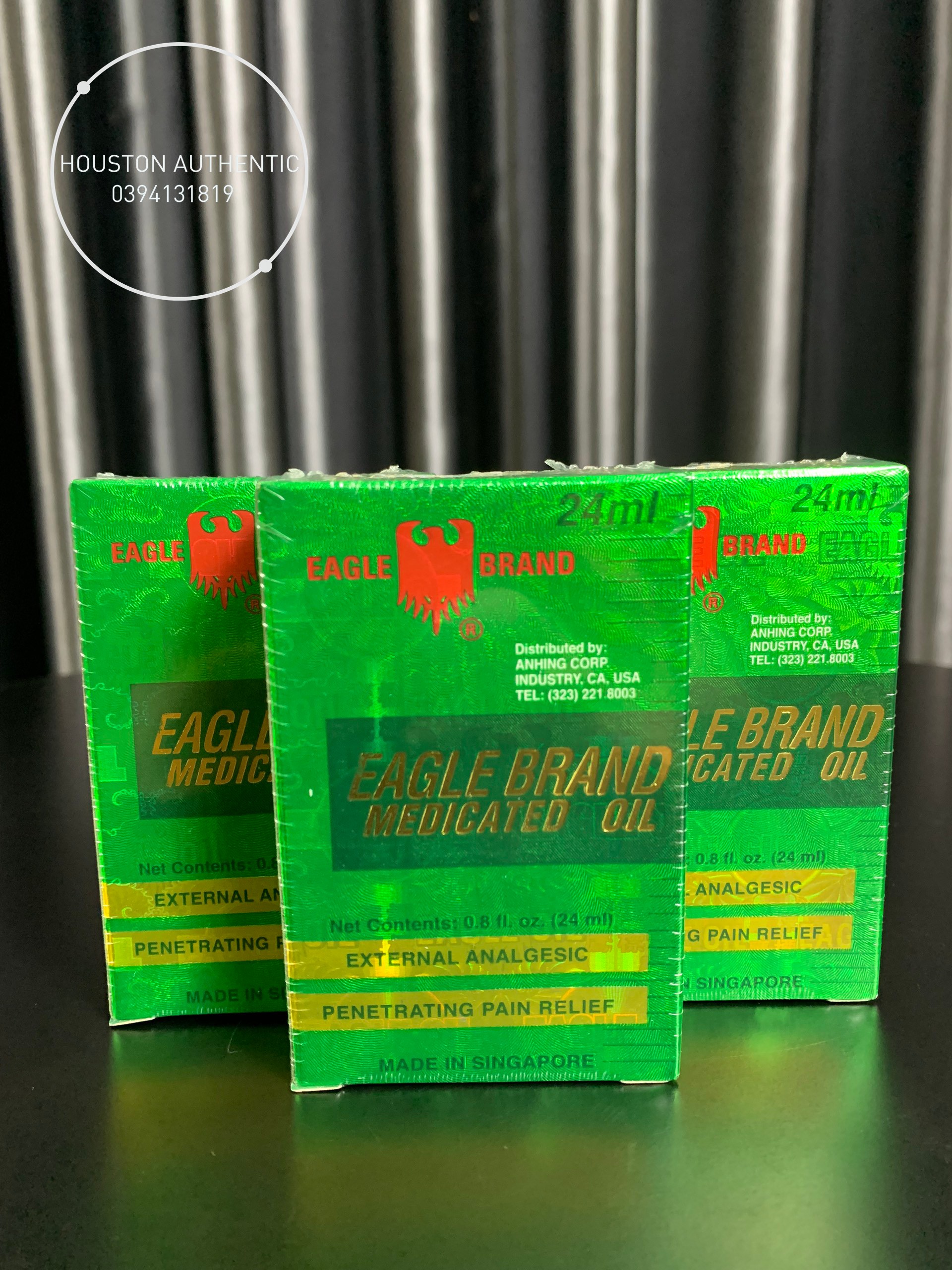 Dầu nước xanh 2 nắp Eagle Brand 24ml _ Live mua hàng tại Mỹ