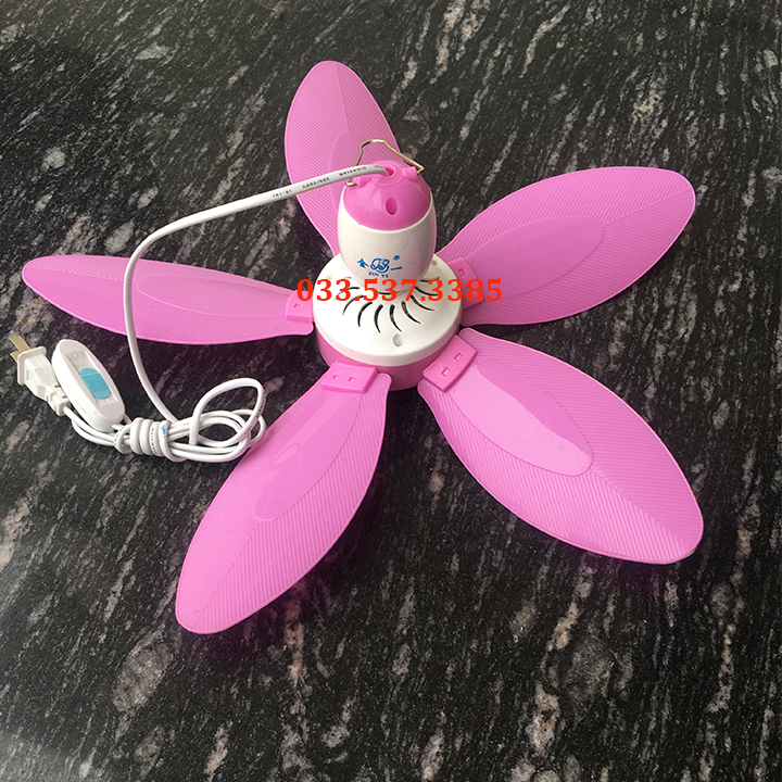 Quạt trần mini 5 cánh siêu mát 42cm, quạt màn, quạt treo tường, quạt trần, quạt mùng