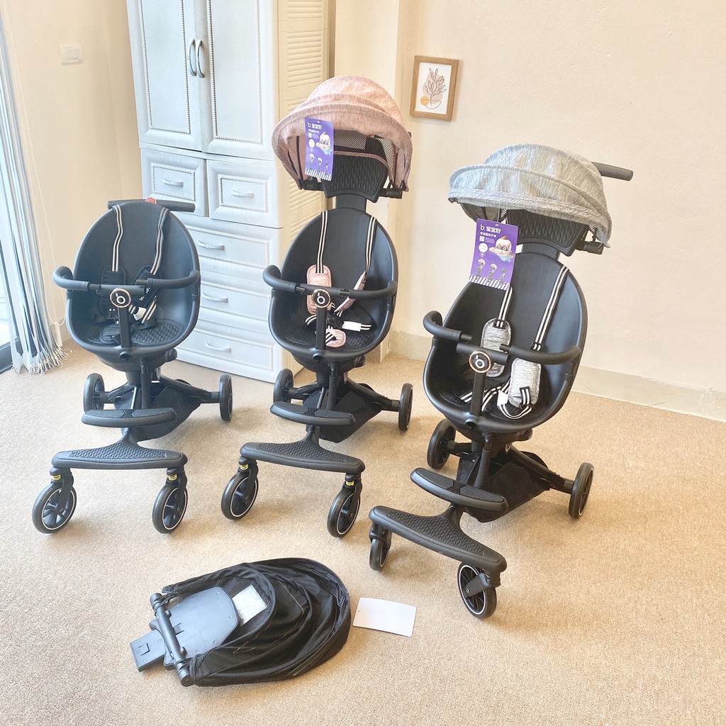 [hàng cao cấp] Xe đẩy V8 cao cáp chính hãng baobaohao, ghế ngả 130 độ, đảo chiều 360 độ bảo hành 12 tháng