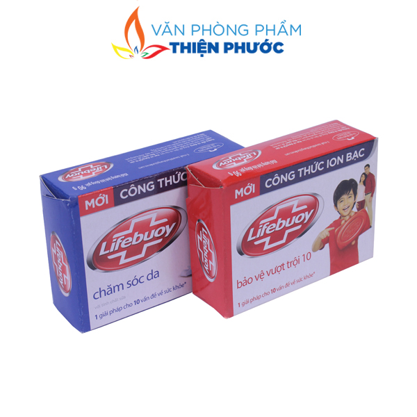 Xà bông cục Lifebuoy Kháng khuẩn, hương thơm tự nhiên SUKADO