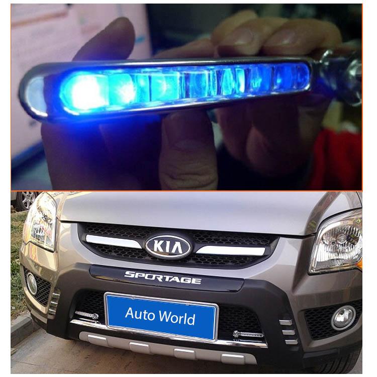 Bộ 2 Đèn Led Xe Máy - Đèn Led Năng Lượng Gió Trang Trí Xe Gắn Được Cho Xe Máy Và Ô tô ,Không Cần Nguồn Điện