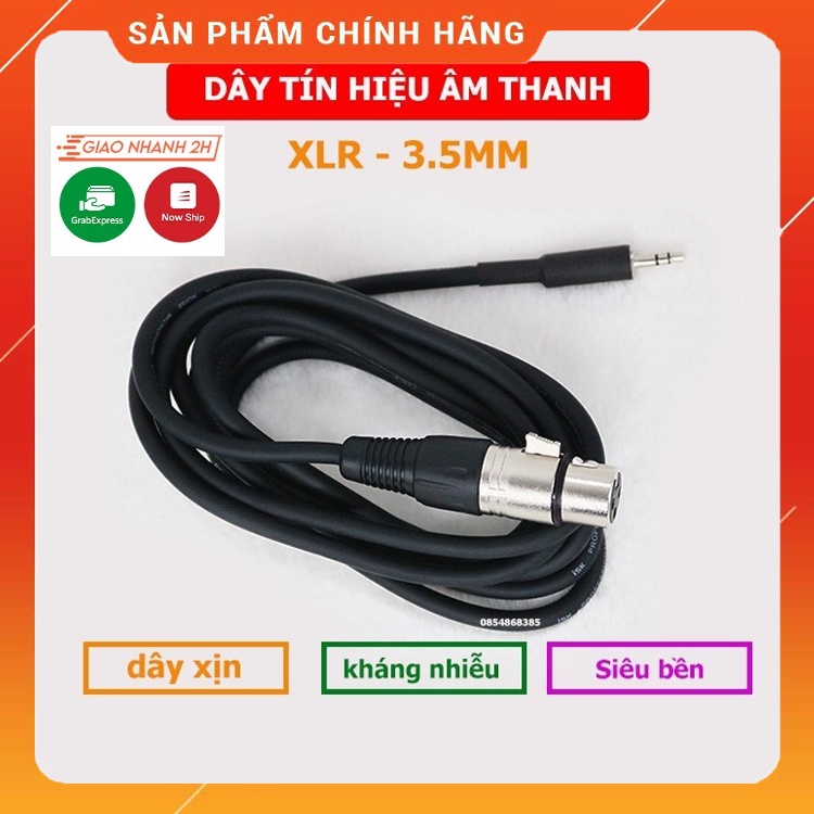 Dây Mic Thu Âm Cho Mic BM900, AT350, AT100 Và Nhiều Dòng Mic 5v Chân Cắm 3.5. Thiết Kế Chắc Chắn. Bảo Hành 12 Tháng