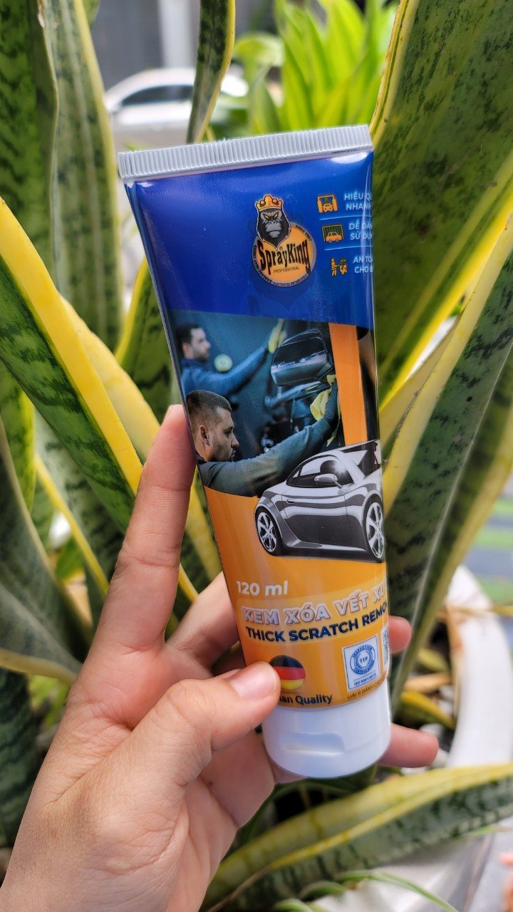 Kem xóa vết xướt sprayking dành cho xe oto & xe máy an toàn cho bề mặt sơn 120ml - mã:csxc4