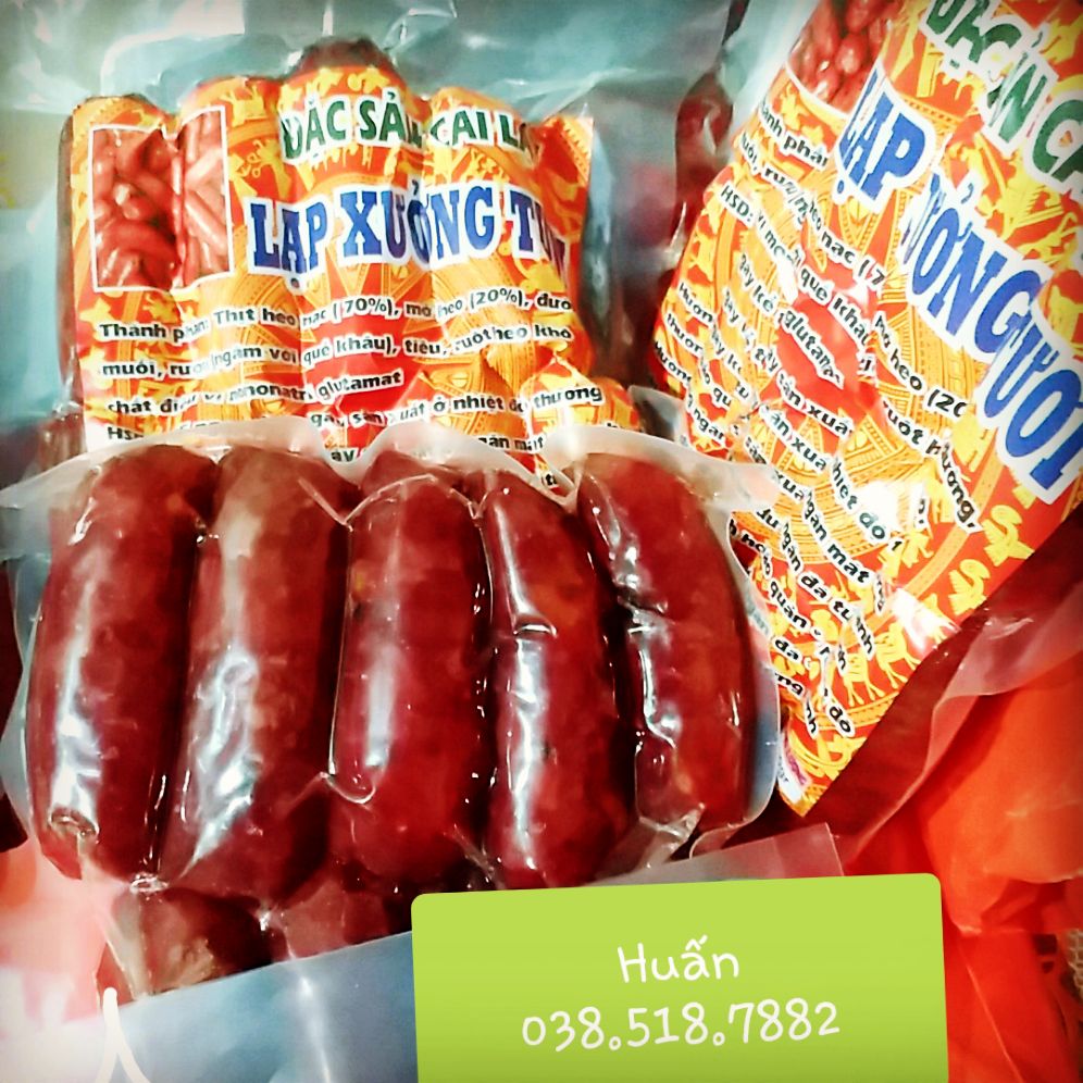 [0.5 Kg] Lạp xưởng tươi, Lạp xưởng tươi Cai Lậy - Tiền Giang