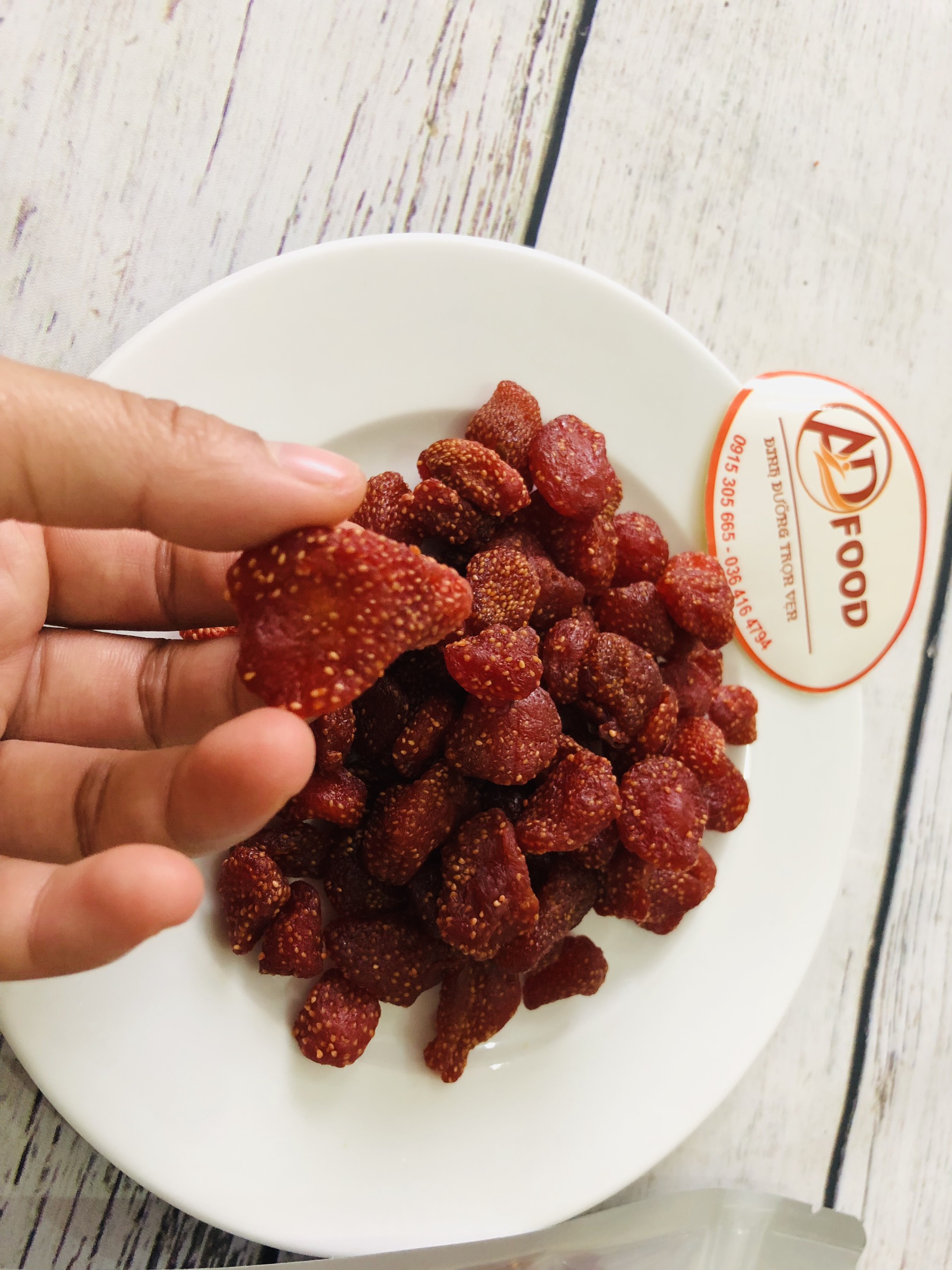 500g quả dâu tây Đà Lạt sấy dẻo