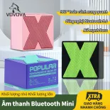 VOVOVA Loa Bluetooth 5.0 Di Động Không Dây Loa Siêu Trầm Mini Ngoài Trời Cắm trại cử động Âm Thanh Vòm Stereo