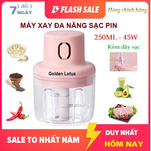 [HCM]Máy xay tỏi ớt bằng tay mini sạc điện máy xay thịt cầm tay xoay không dùng dây rất bềndụng cụ xay tỏi ớthànhgừngcác loại hạtgia vị thịt mềm máy xay đa năng tiện lợi đơn giản dễ sử dụng-dụng cụ nhà bếp MOFA