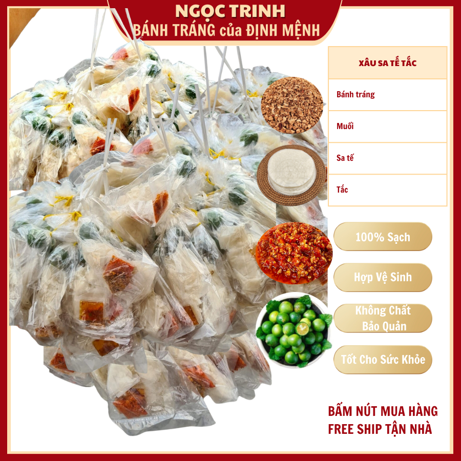 Bánh tráng sa tế tắc - bánh tráng ngọc trinh