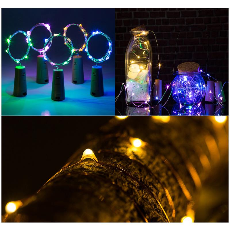 [HCM]Dây đèn LED trang trí 3 tính năng chớp tắt dùng pin