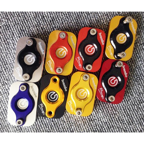 Nắp bình dầu nhôm CNC gắn yamaha Sirius Exciter Jupiter 2 lớp - Moto Widget