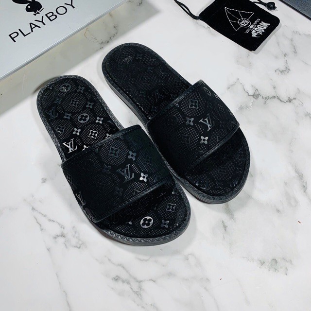 Dép Quai Ngang Nam Vl Đen Full