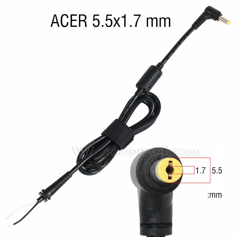 Dây sạc Acer đầu 5.5x1.7mm thay cho sạc Acer