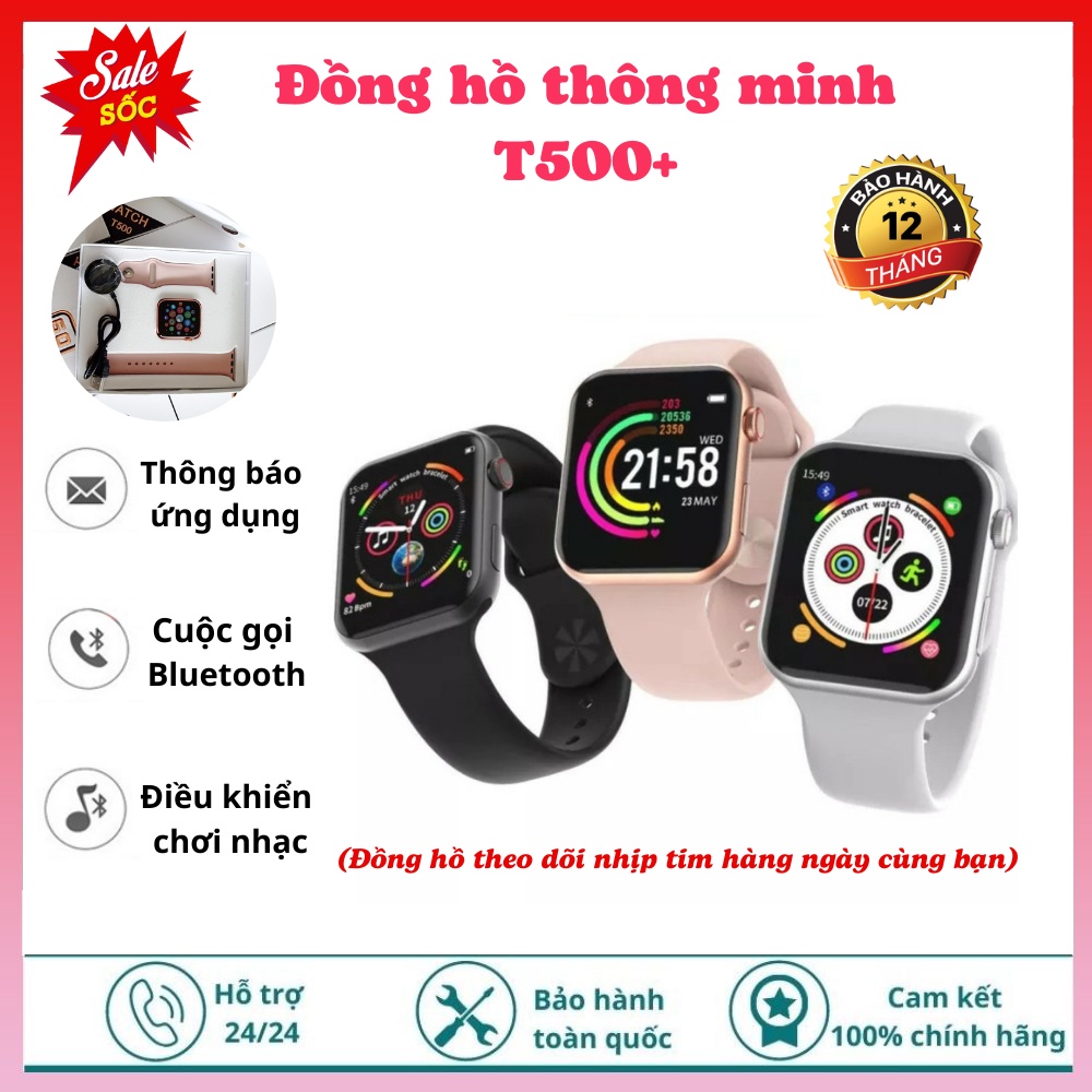 Đồng hồ t500 + max seri 7 màu đồng hồ thông minh t500+max seri 7 bản nâng cấp đồng hồ t500 + max seri 7 màu đồng hồ thông minh đồng hồ thông minh t500max giá tốt tháng 01,2023 đồng hồ watch 7 t500 max viền vuông 1.69 inch giá tốt