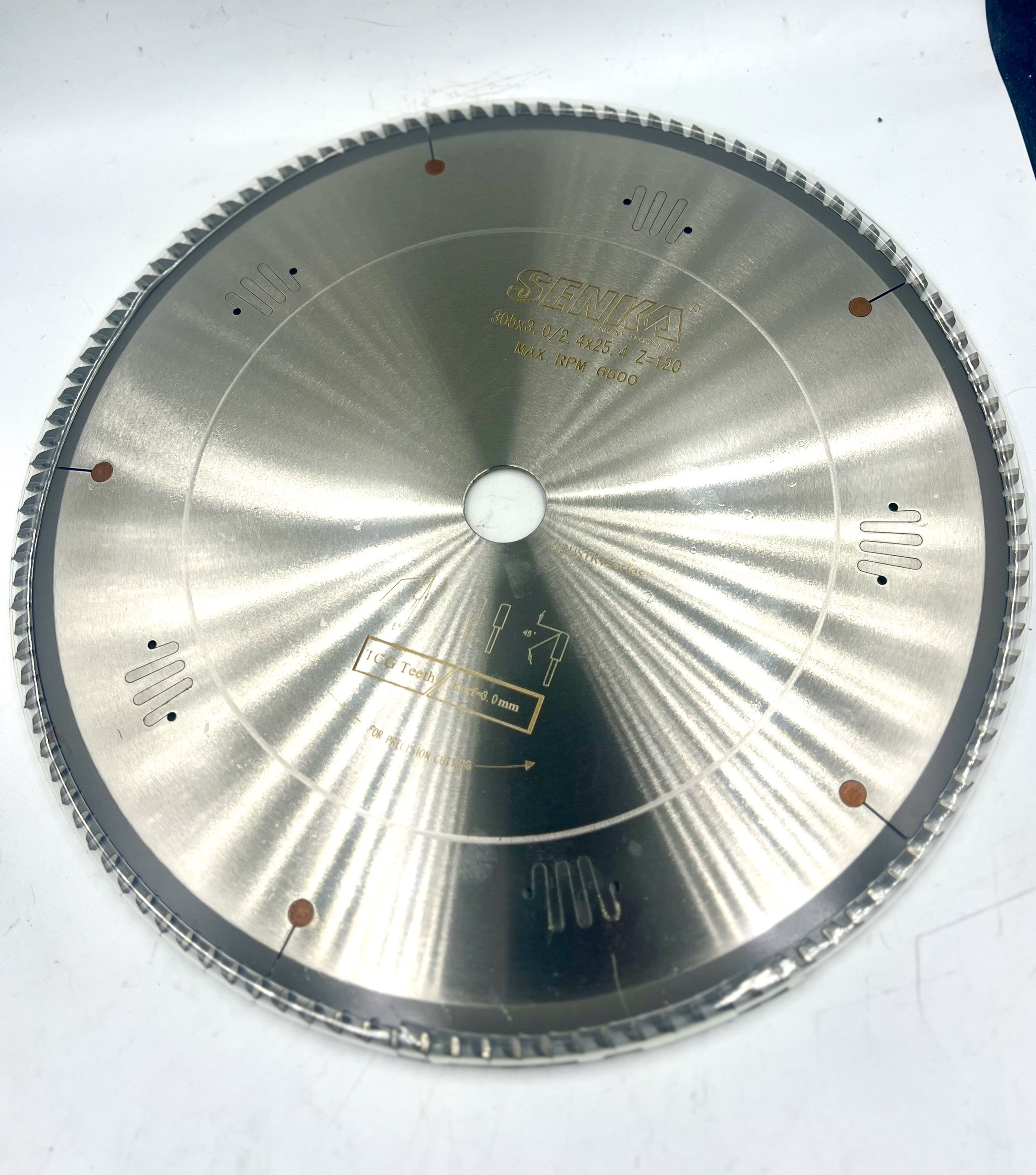 Senka 1 lưỡi cưa nhôm, lưỡi cắt hợp kim hiệu senka 305mm 120 răng, dòng cao cấp - công nghiệp