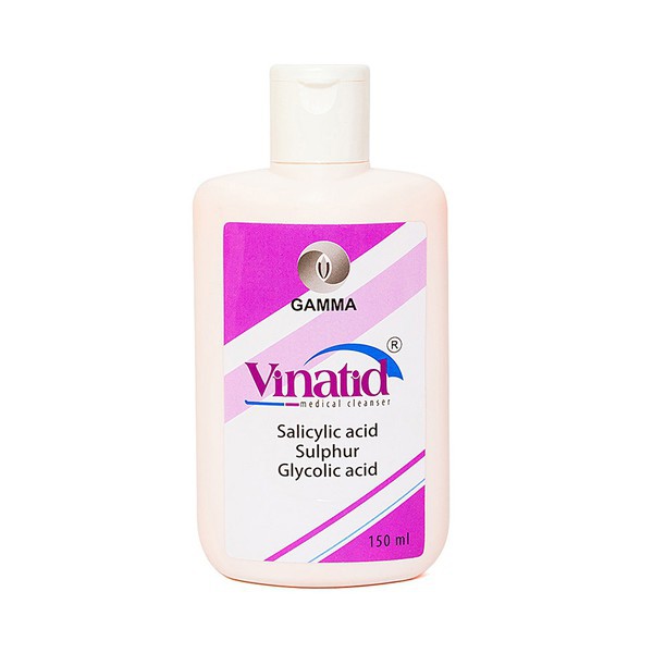 Sữa rửa mặt, sữa tắm cho da mụn Vinatid 150ml