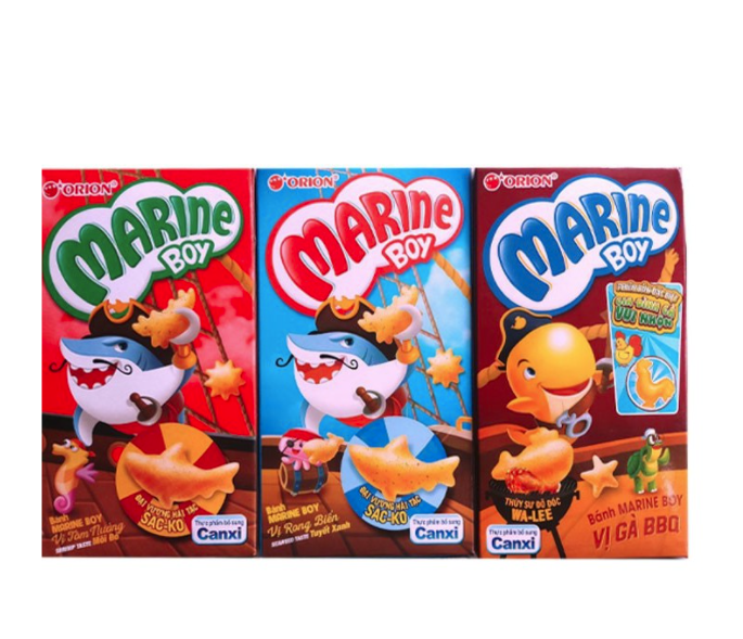 Hộp Bánh Cá Marine Boy 35g