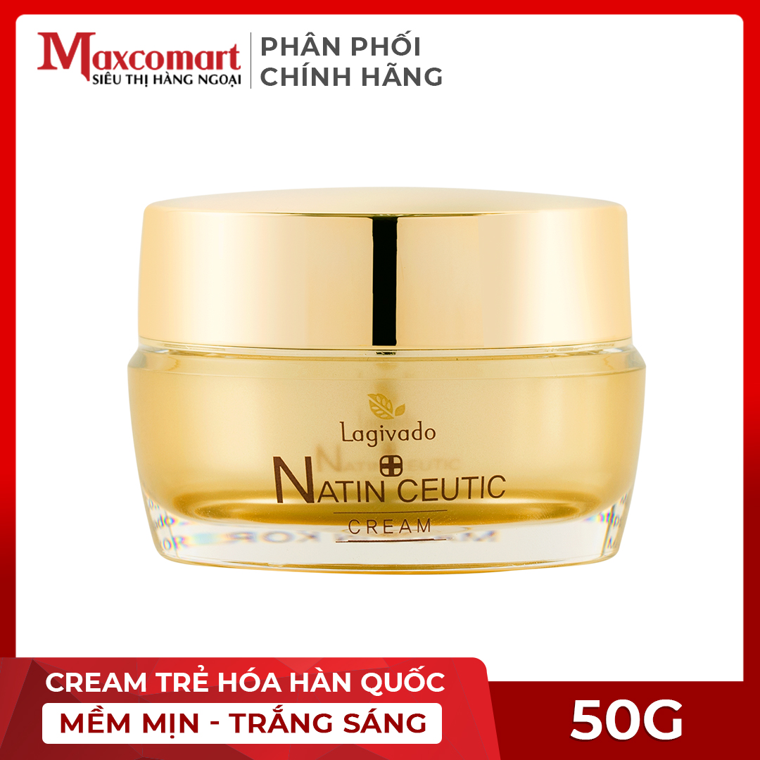 [HCM]Kem dưỡng trẻ hoá da mặt giúp da trắng sáng Hàn Quốc Lagivado Natinceutic cream 50 gram