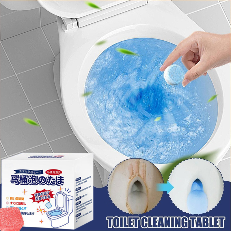 1 Hộp 12 viên thả bồn cầu Nhật Bản,Viên tẩy bồn cầu hương đào, Cốc Thả Bồn Cầu Hương Anh Đào Diệt Khuẩn,sạch bồn cầu, khử mùi, diệt khuẩn