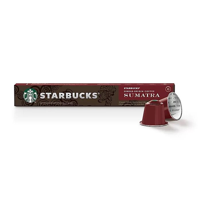 Starbucks® sumatra by nespresso® - 10 capsules, date 08/2025