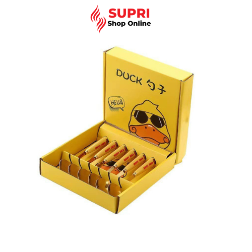 Set 6 thìa họa tiết vịt vàng cute dễ thương dành cho bé