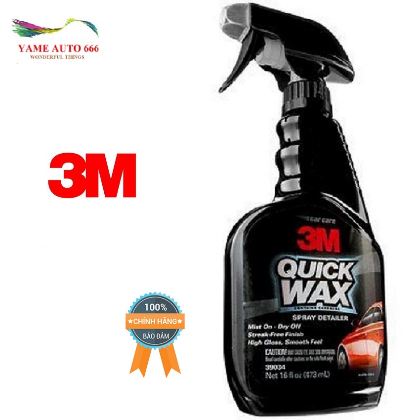 3M 39034 giúp dễ dàng khôi phục lại màu sắc sáng bóng như mới cho xe chỉ trong thời gian ngắn.