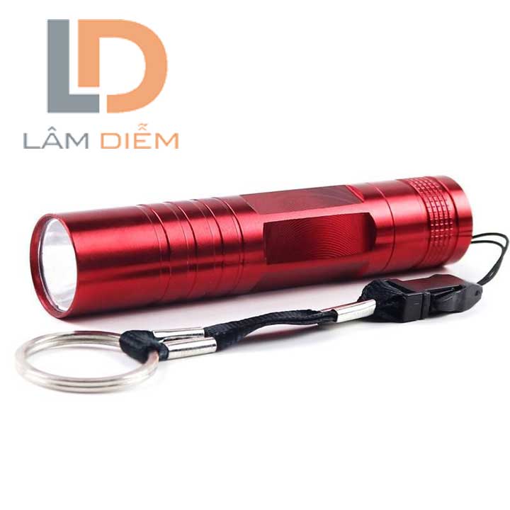 Đèn pin đèn led cầm tay mini sài pin AA tặng kèm móc treo 551- 210