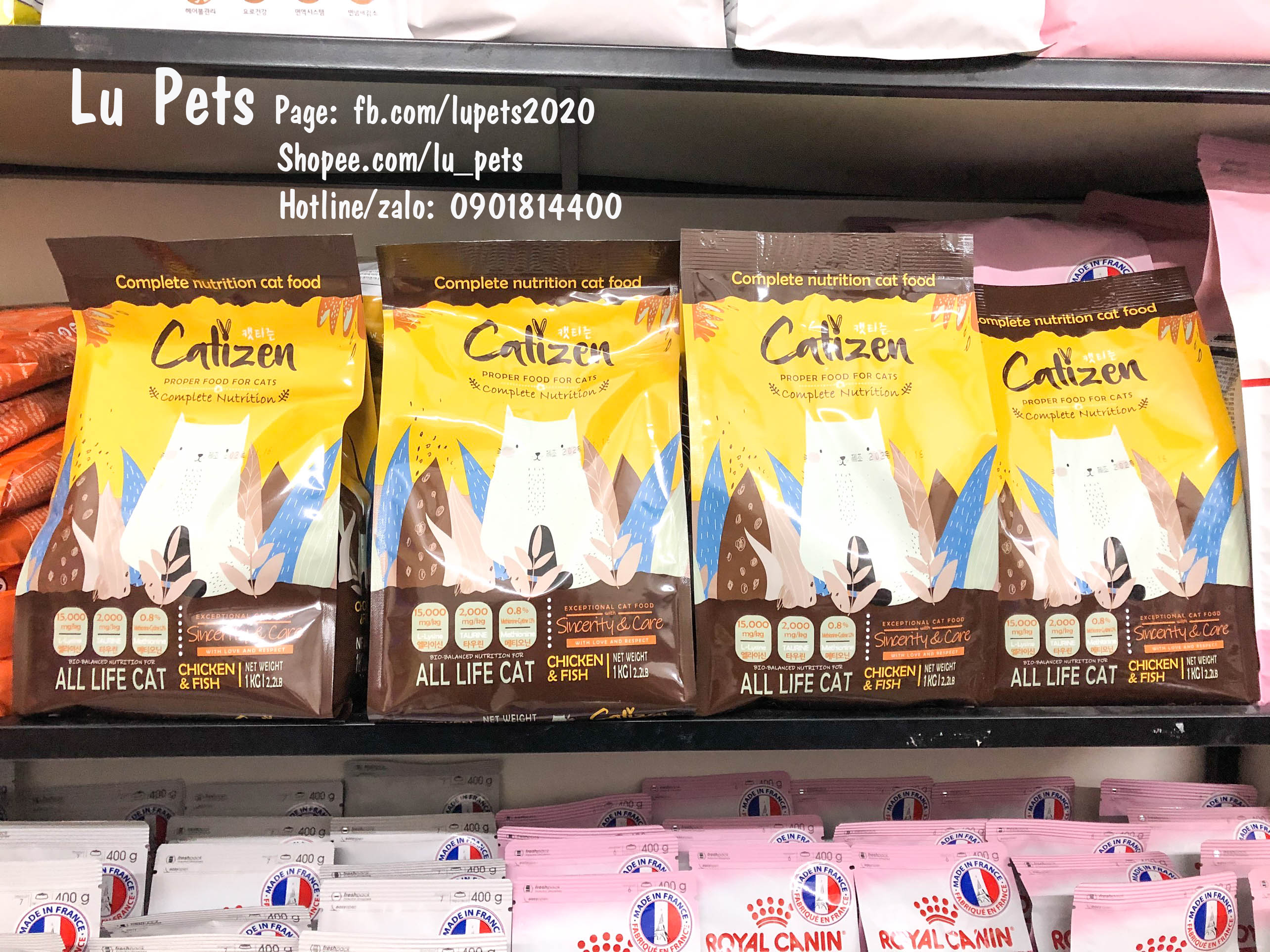 Hạt khô cho mèo catizen | hạt cho mèo catizen