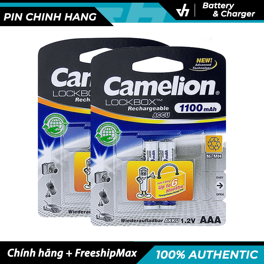 Bộ 4 Pin sạc Camelion AAA dung lượng 1100mAh